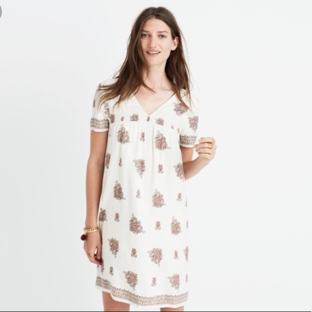 Madewell Elsewhere Dress In Floating Paisley